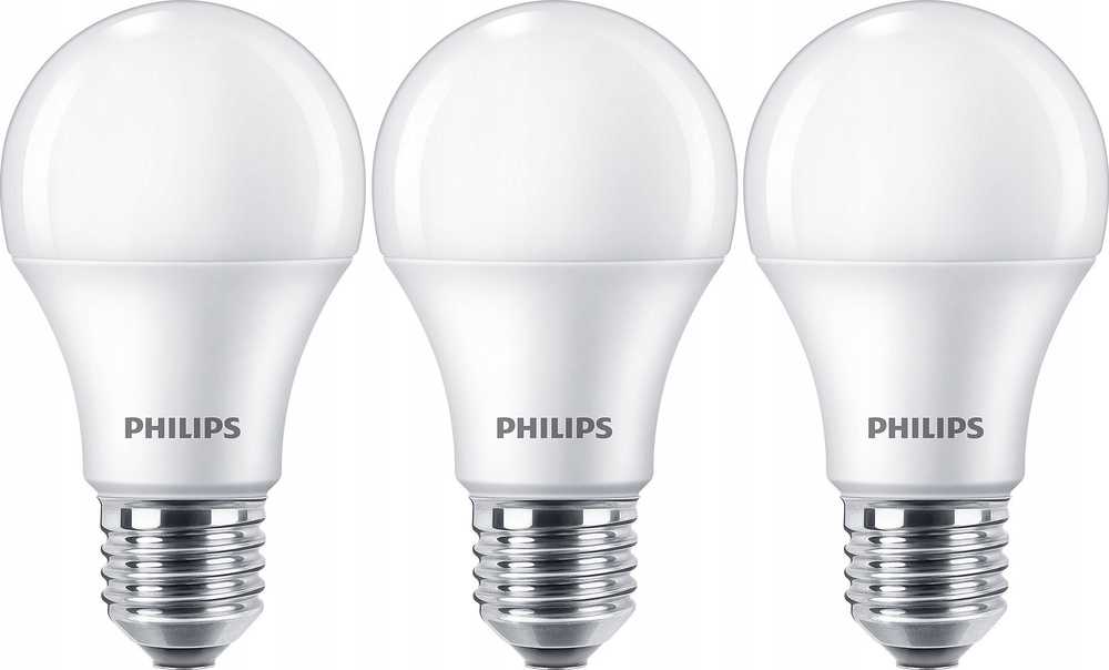 Signify „Philips“ LED klasikinė lempa 40W E27 šiltai balta 470lm matinė 3 vnt. pakuotėje