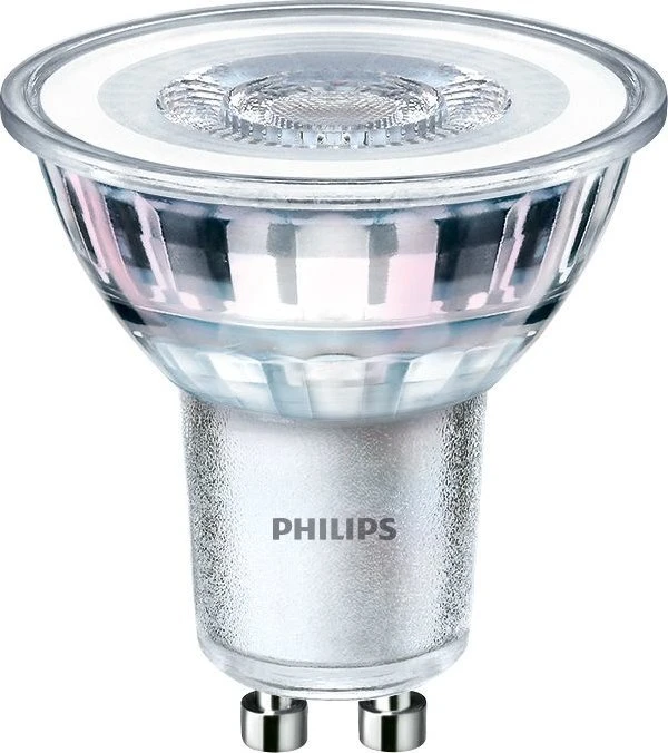 Signify „Philips“ LED klasikinė lempa 50 W GU10 šiltai balta 355 lm sidabrinė 2 vnt. pakuotėje