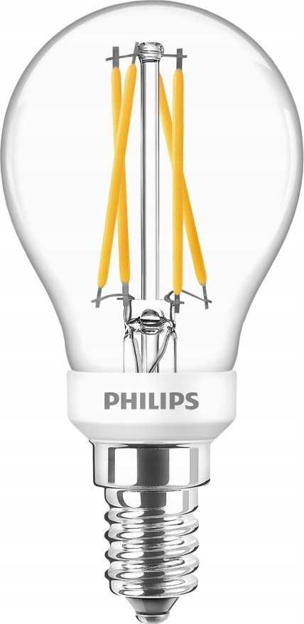 Signify Philips LED klasikinė WarmGlow lemputė 40 W E14 skaidriai pritemdoma