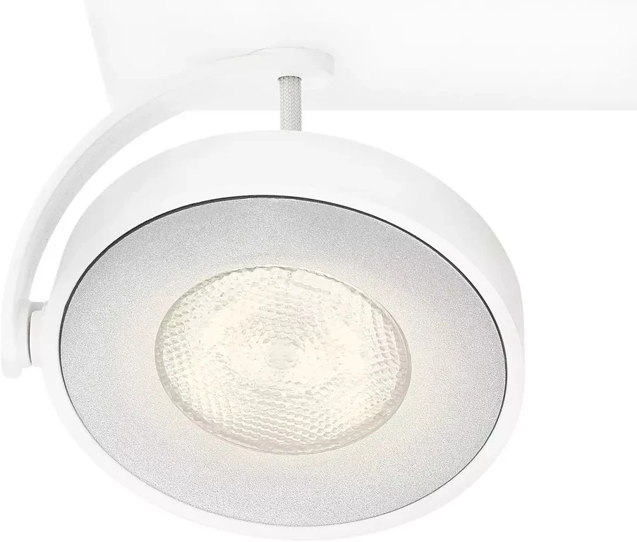 Signify Philips myLiving LED prožektorius Spot Clockwork 1flg 500lm Baltas