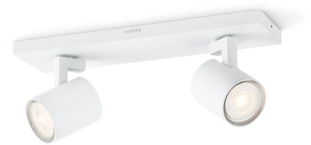 „Philips myLiving“ LED prožektorius, 2 flg, 460 lm, baltas, Signify