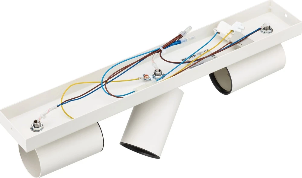 „Signify Philips myLiving Spot Kosipo“ 3 lempučių šviestuvas, 3 x 55 W, baltas (be lempučių),