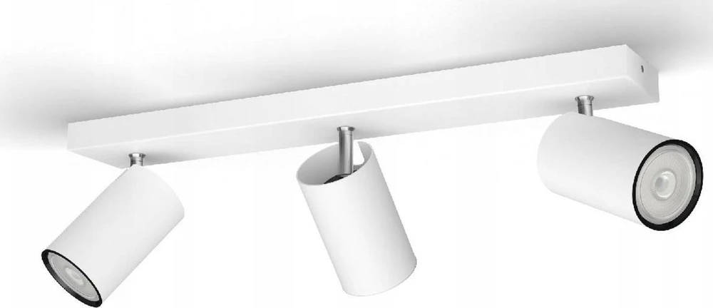 „Signify Philips myLiving Spot Kosipo“ 3 lempučių šviestuvas, 3 x 55 W, baltas (be lempučių),