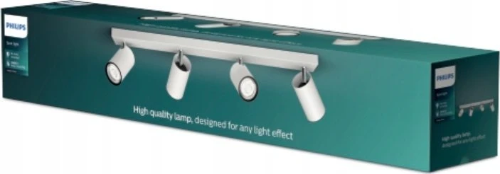 „Signify Philips myLiving Spot Kosipo“ 4 flg. 4x55W balta be LM