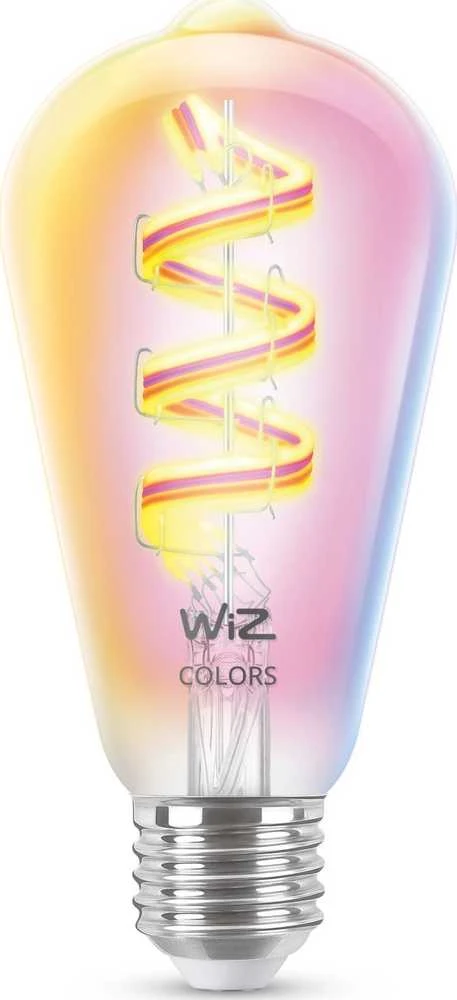 WiZ,ST64 Edison,6,3W,2200-6500 (RGB),ST64,E27,1vnt šviesos šaltinis