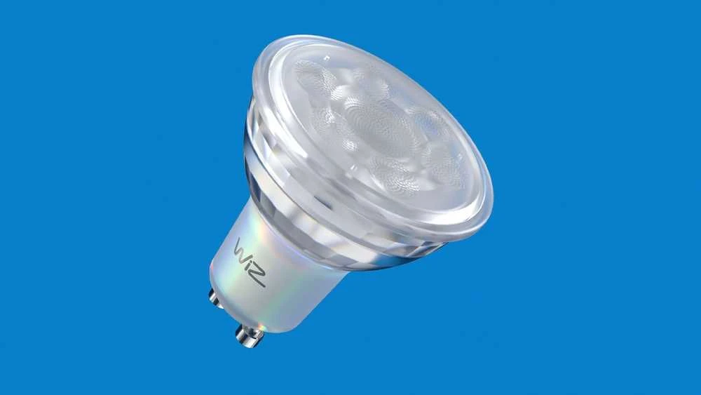 Signify WiZ Baltas GU10 Tunable 60W Glas Einerpack