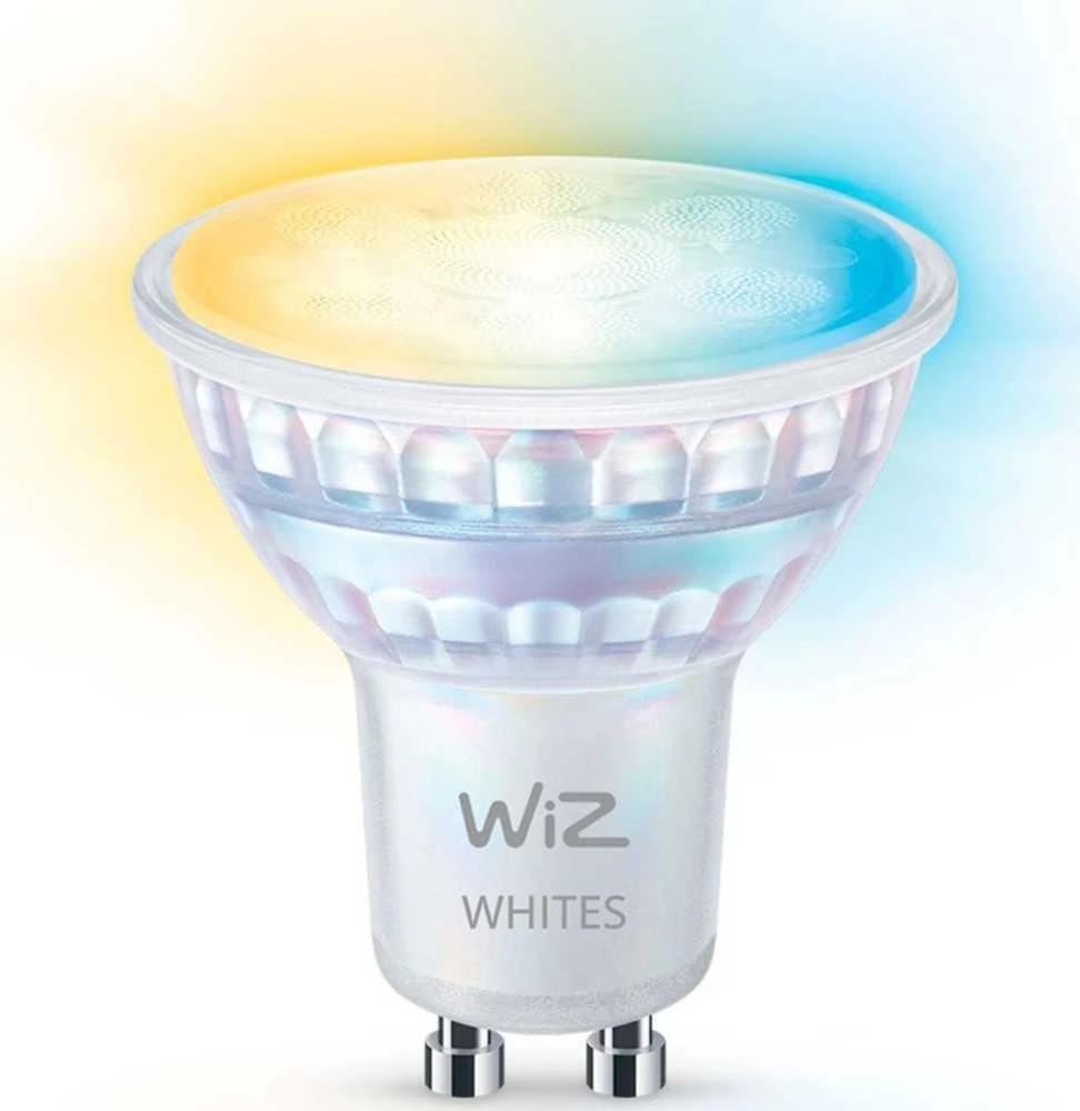 Signify WiZ Baltas GU10 Tunable 60W Glas Einerpack