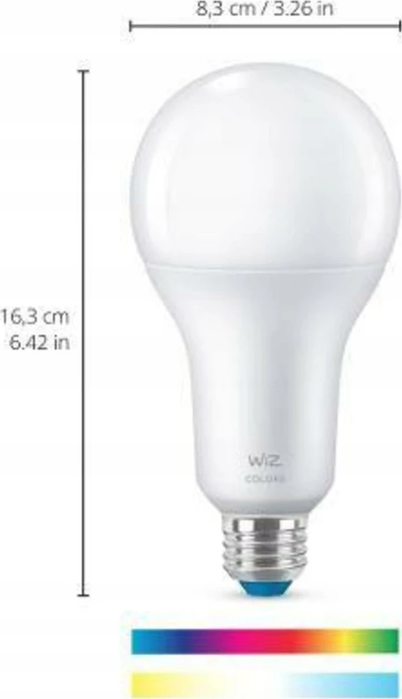 WIZ WI-FI BLE 150W A80 E27 922-65 RGB 1PF/6