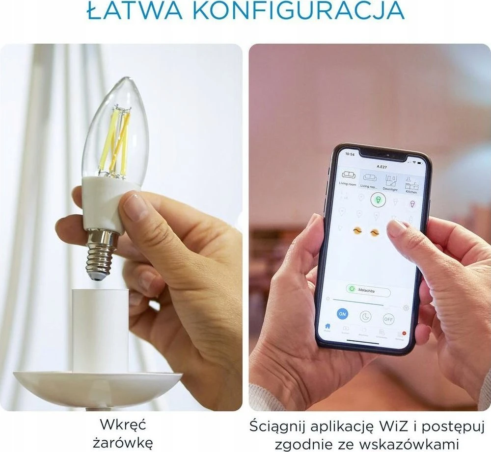 WIZ WI-FI BLE 40W C35 E14 927-65 CL 1PF/6