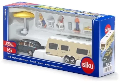 Siku Automobilis su karavanu - 2542