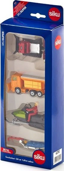 Žaislinis žiemos transporto priemonių rinkinys siku super