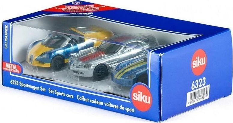Dovanų rinkinys Siku Super - sportiniai automobiliai S6323