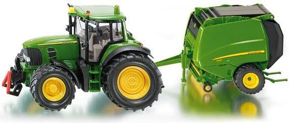 Siku John Deere traktorius su presu