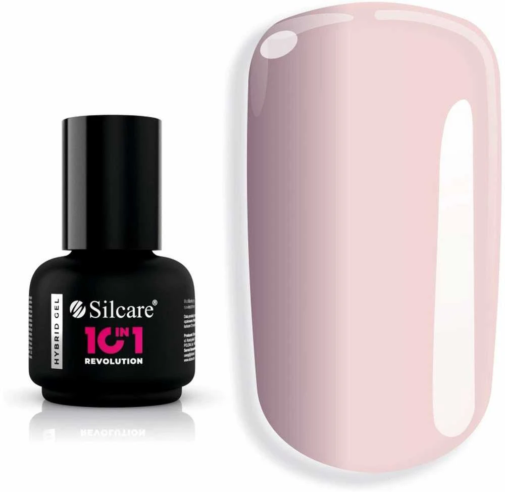 Silcare 10in1 Revolution hibridinis gelis šviesiai rožinis 15g