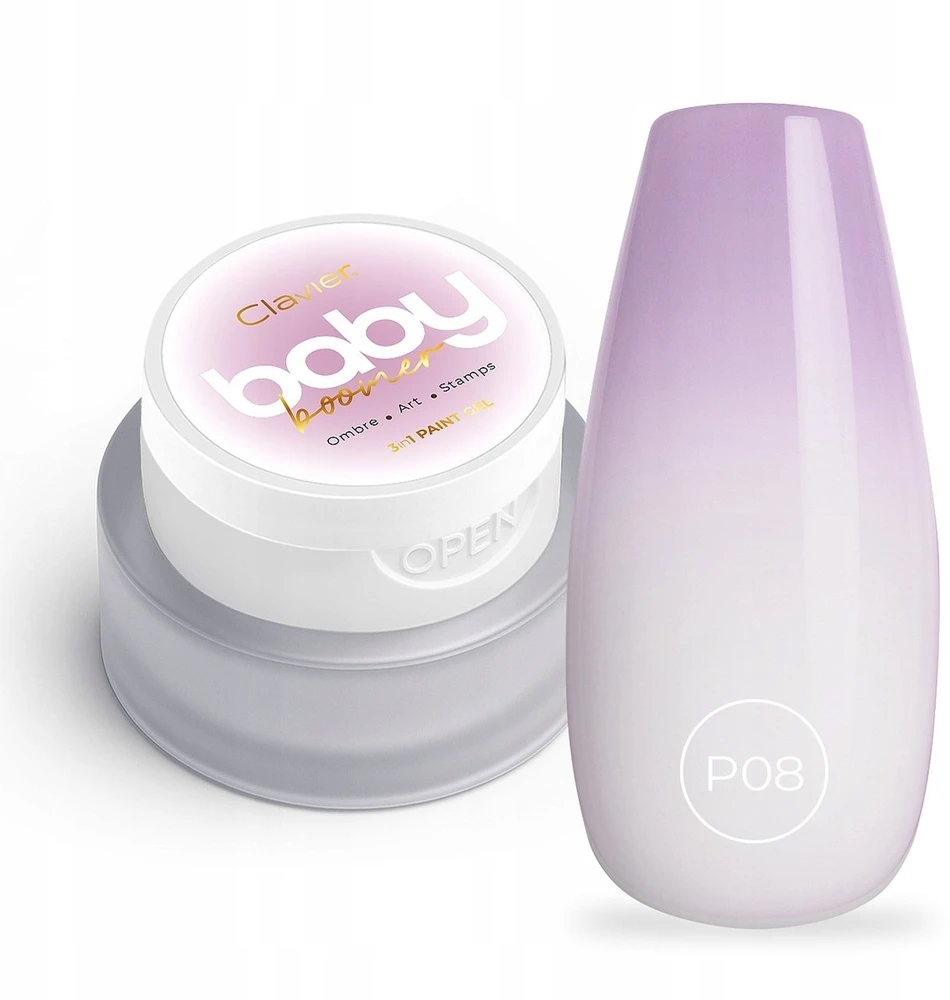 Silcare Clavier Nailsology Baby Boomer 3in1 gelis P08 Lavendelle 3g