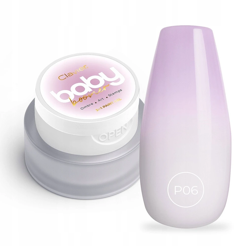 Silcare Clavier Nailsology Baby Boomer 3in1 gelis P06 alyvinė 3g
