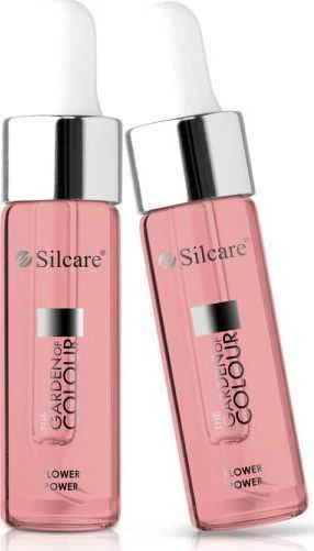 Silcare The Garden of Color atkuriantis odelių ir nagų aliejus oliwka do paznokci su pipetą Flower Power 15ml