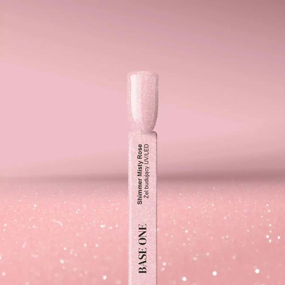 „Silcare UV Base One Shimmer Misty Rose“ blizgūs lakai, 50 g