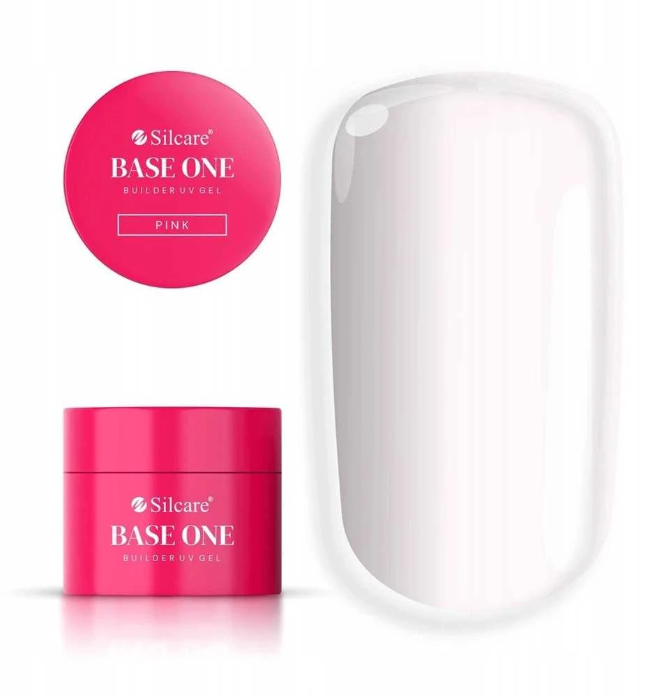 Silcare Base One Builder Gel Rožinė Rožinė, 50 g