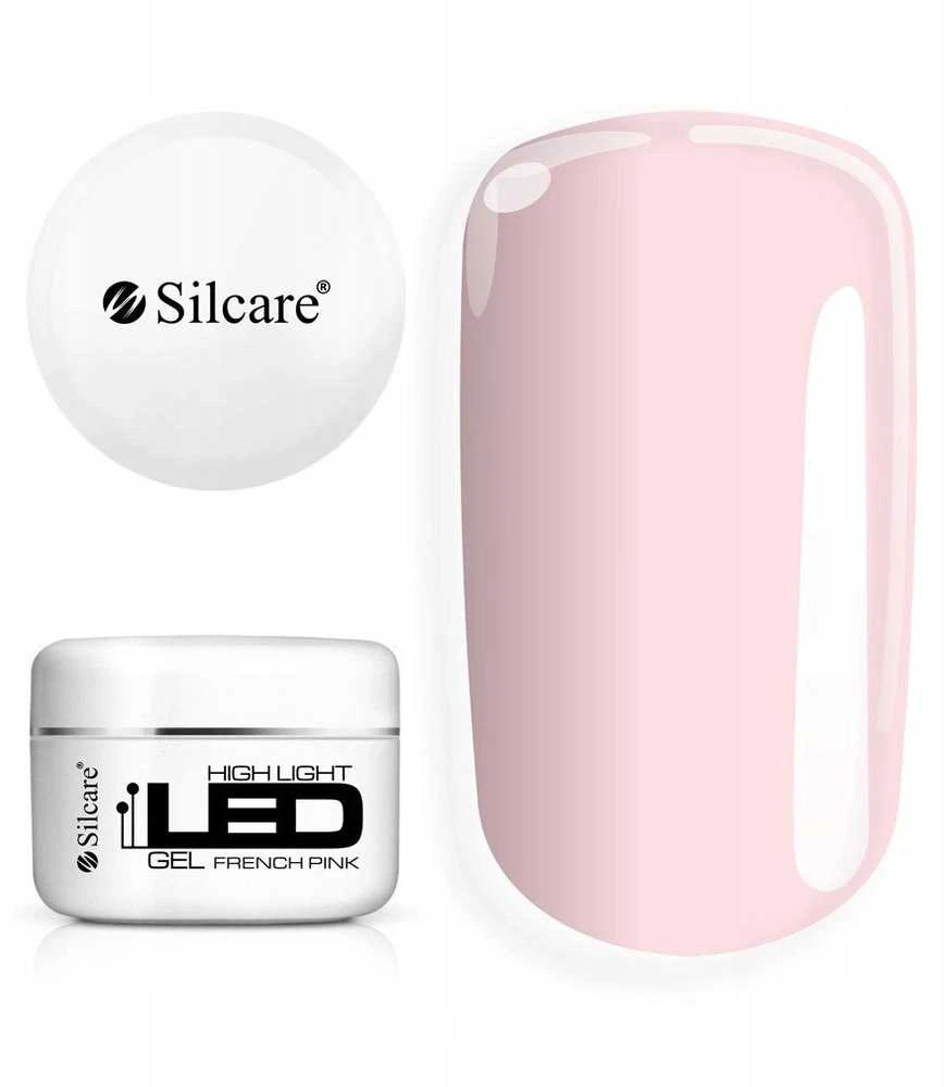 Silcare High Light LED Gel French Rožinė 100g French Rožinė, 100 g