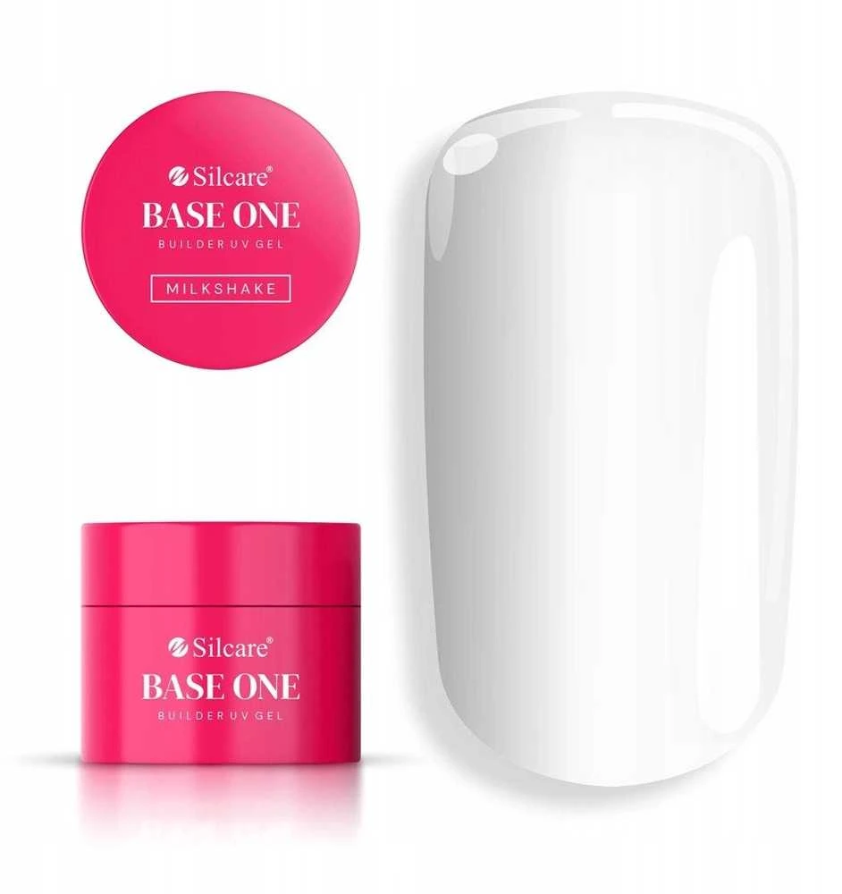Silcare SILCARE_UV Base One nagų lako gelis, pieno kokteilis, 50 g