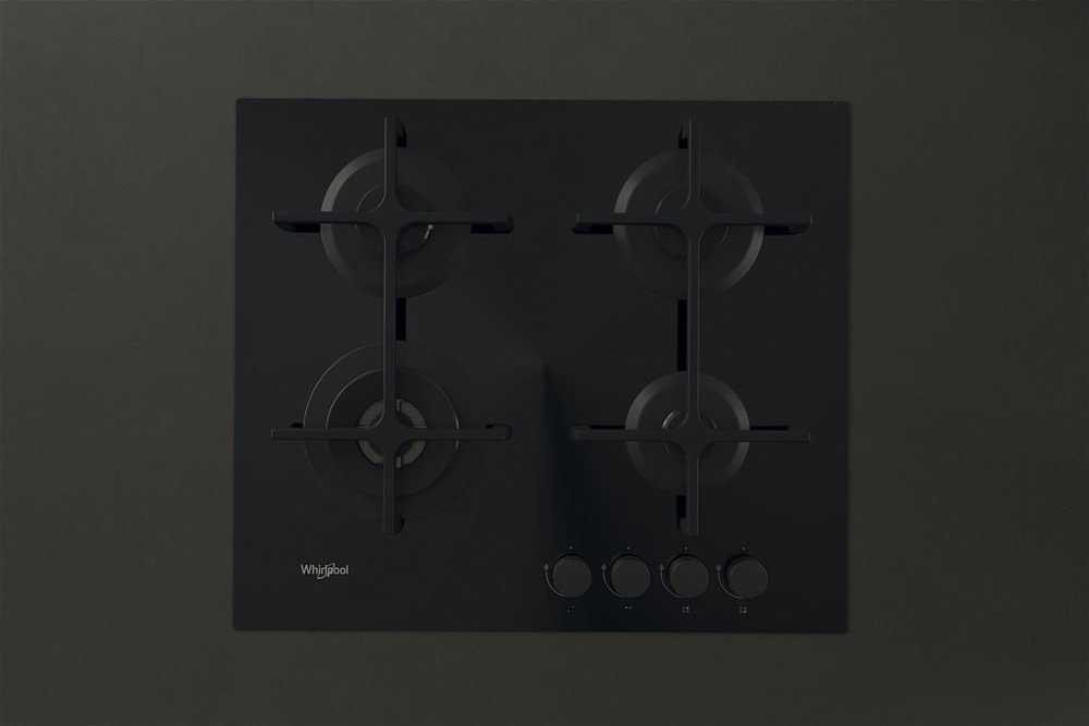Whirlpool AKT 627/NB1 Juodas Built-in 59 cm Gas 4 zone(s)
