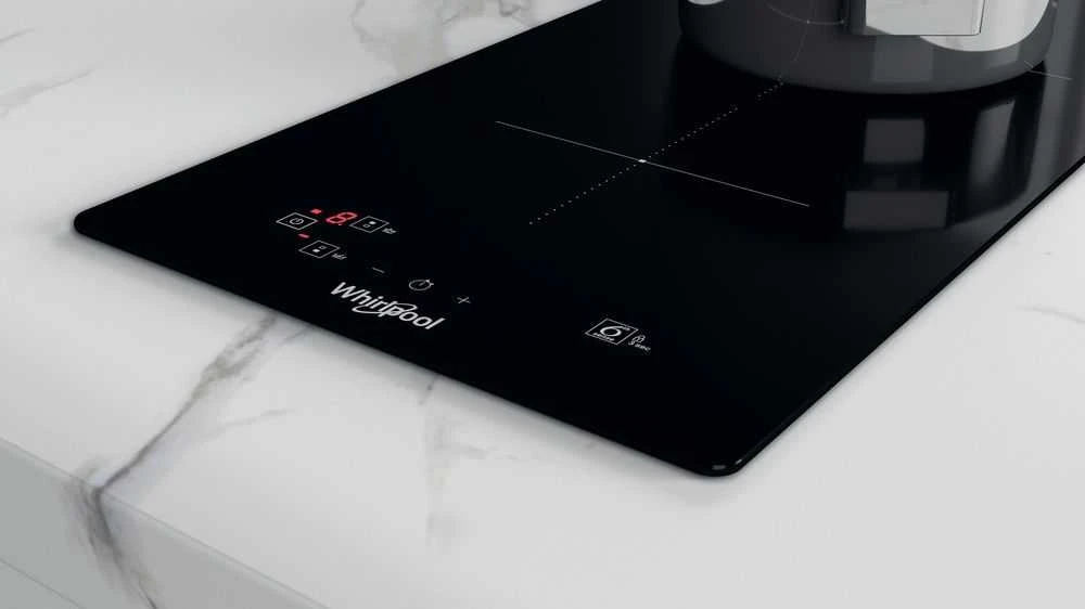 Kaitlentė Whirlpool WS Q0530 NE viryklė Juoda Įmontuoti 28 cm Indukcinė viryklė, padalyta į sritis 2 zone(s)