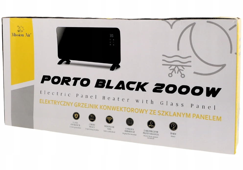 ACV Mission Air Porto WiFi 2000W juoda