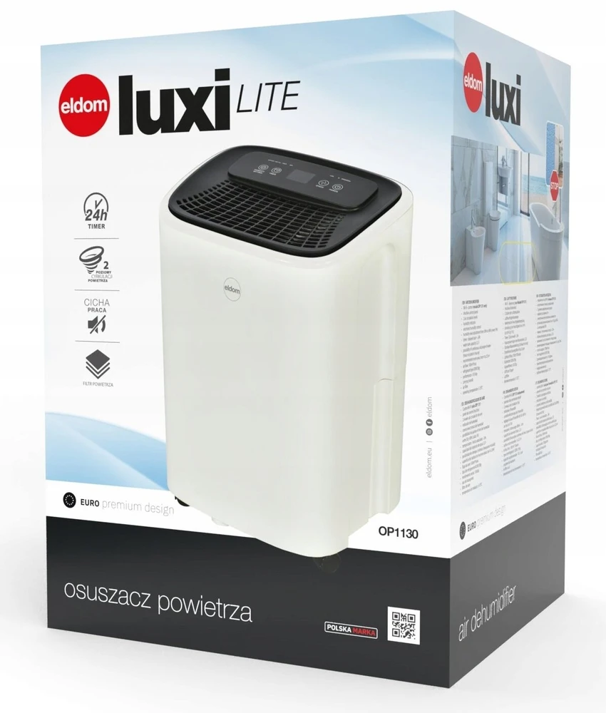 ELDOM OP1130 LUXI LITE DEHUMIDIFIER