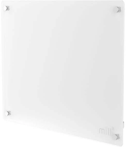 Mill Glass Smart WiFi Panel Heater Gen. 4 | GL400WIFI4 | Panel Heater | 400 W | Suitable for rooms iki 4-6 m² | Baltas | IPX4