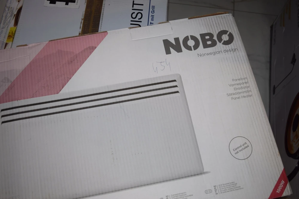 Šildytuvas Nobo El-varmepanel Front NFK4N 10 1000W 230-240V D