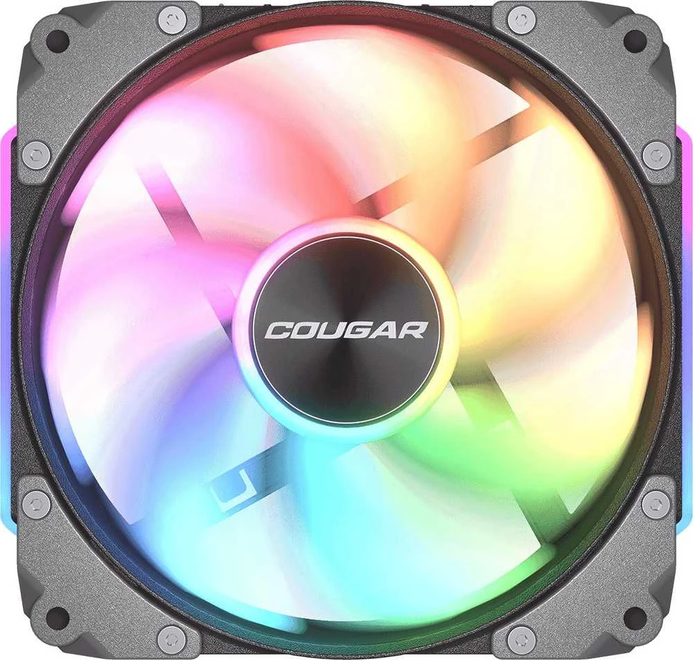 Cougar Wentylator SilentiumPC Apolar 120 ARGB atvirkštinio ašmens juodas (CF-ARB12HB-RGB)