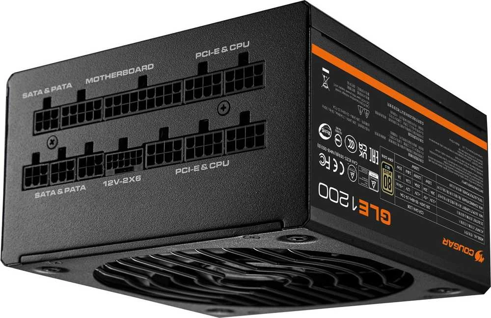 1000W COUGAR įkroviklis GLE 1000W ATX3.1 80 Plus Gold