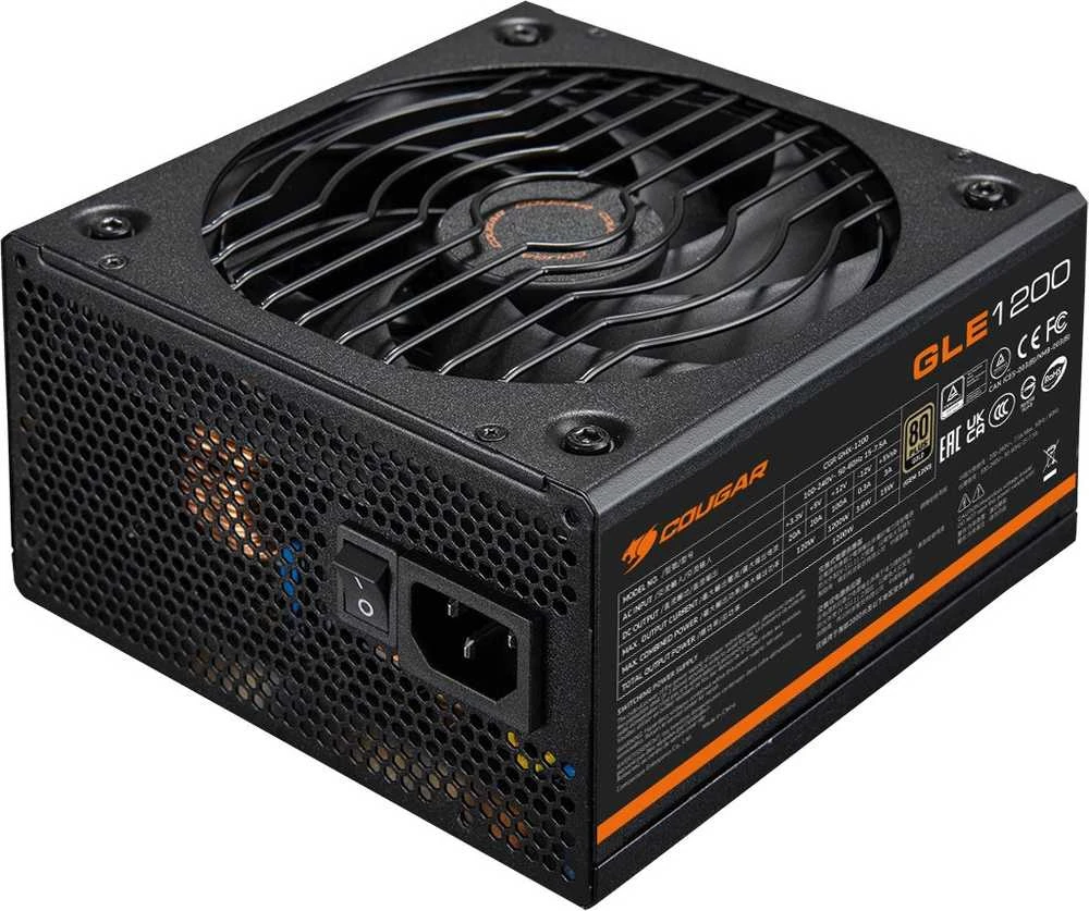 Maitinimo blokas Cougar GLE-1200, 1200W, 80 Plus Gold
