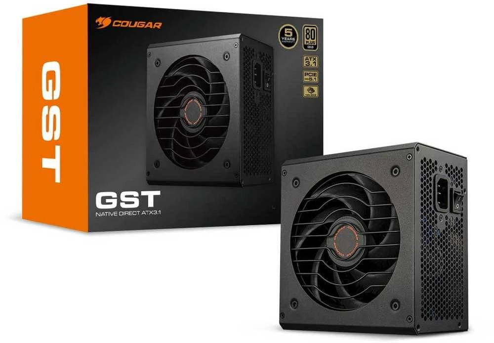 COUGAR GST850 maitinimo blokas 850 W 20+4 pin ATX ATX Juoda
