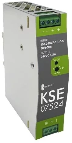 Silentiumpc Įtampos reguliatorius ZAS.IMP. KSE 07524M 230/24VDC 3,2A 76,8W