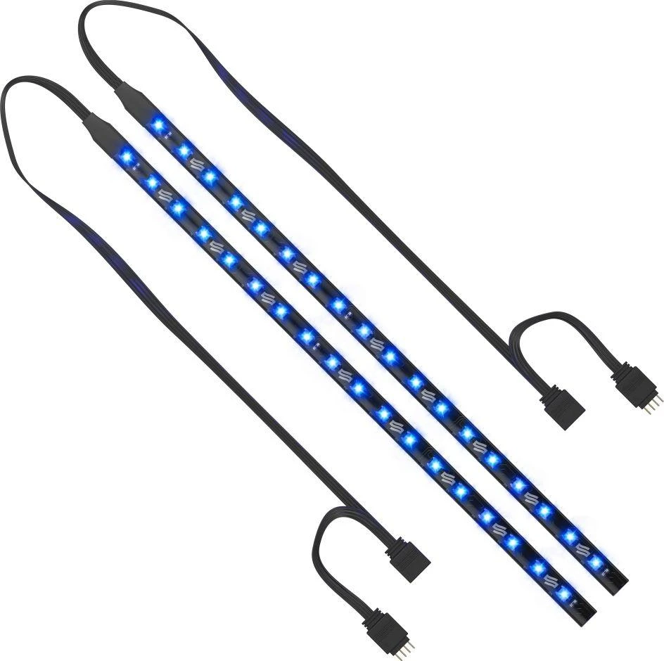 SilentiumPC Aurora LED juostos su mėlynu apšvietimu