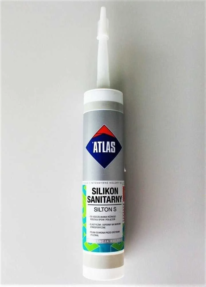 SILIKON SANITARNY SIL-S280-T/ATLAS SILTON S KARTUSZ 280 ml BEZBARWNY