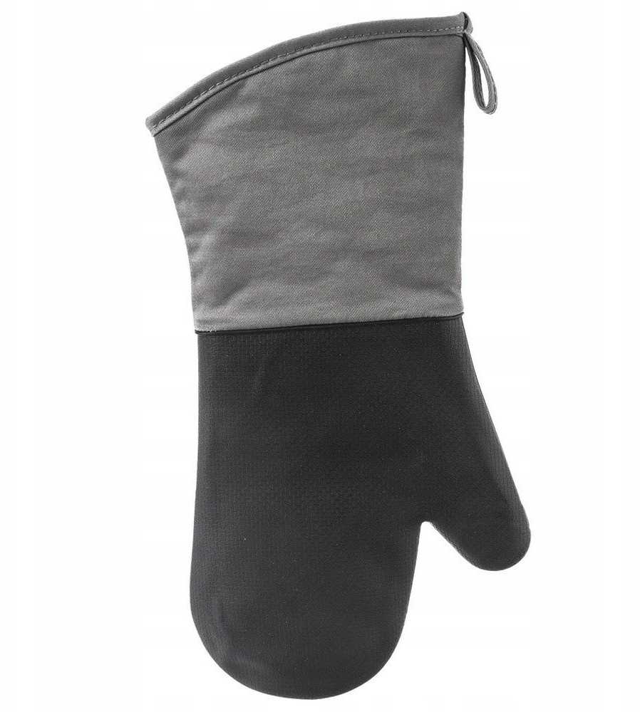 Orion Küchenhandschuh Ofenhandschuh Schutzhandschuh aus Silikon juodas 40x20 cm