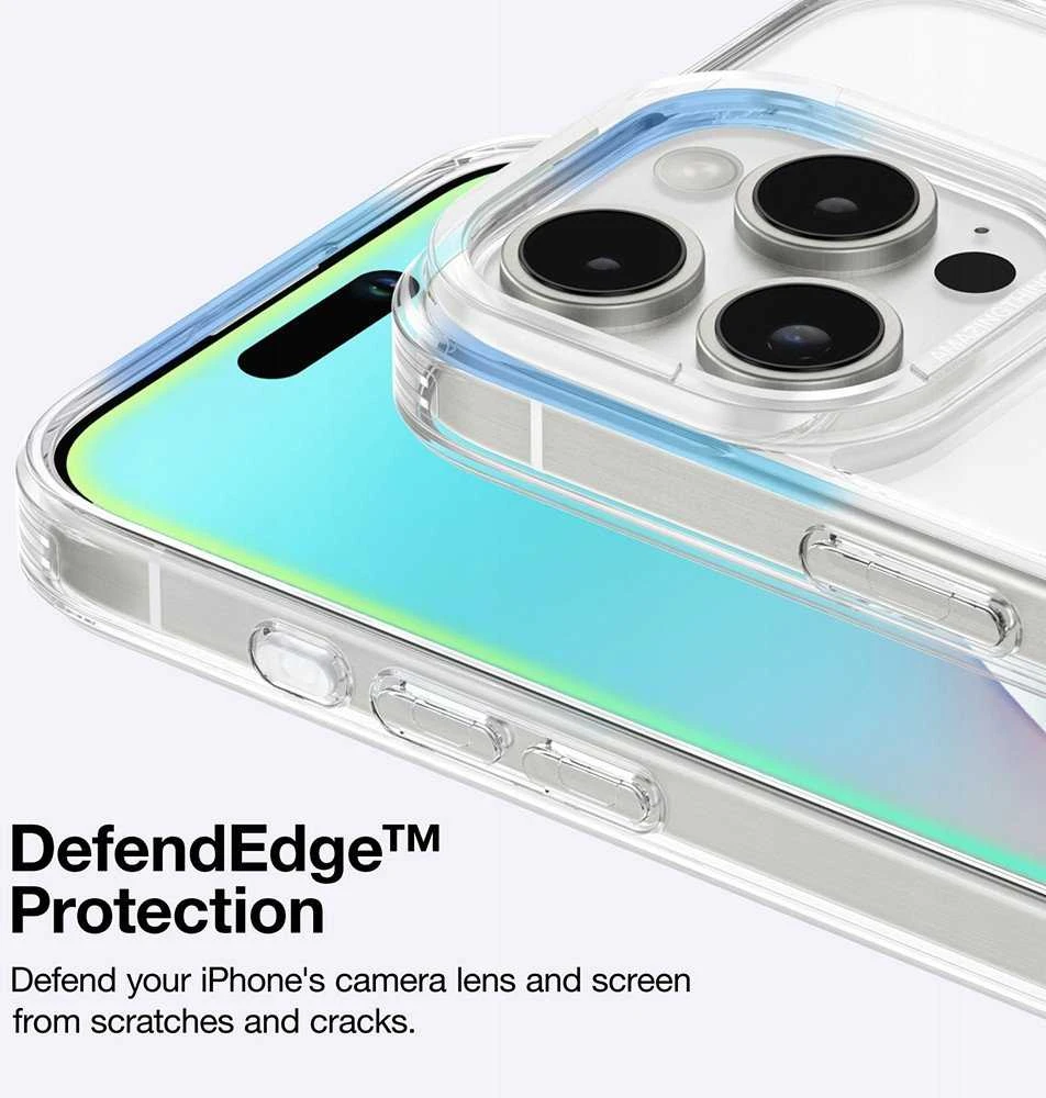 AmazingThing Minimal dėklas skirtas Apple iPhone 16 Pro Max silikoninis dėklas – skaidrus