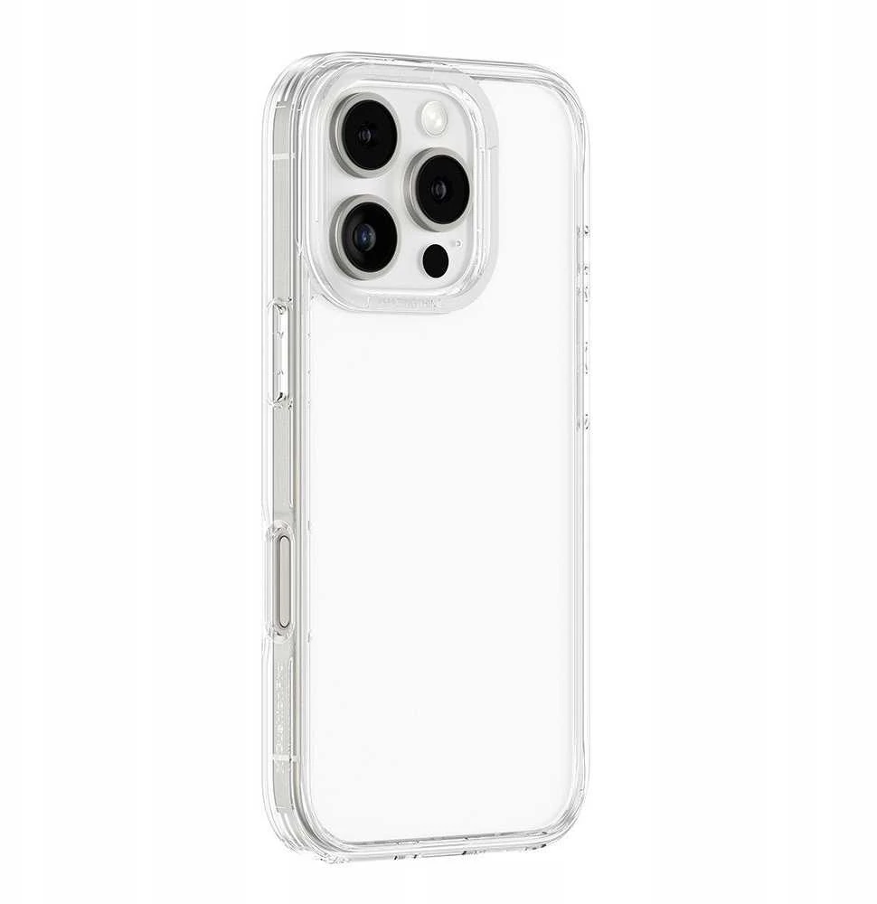 AmazingThing Minimal dėklas skirtas Apple iPhone 16 Pro Max silikoninis dėklas – skaidrus