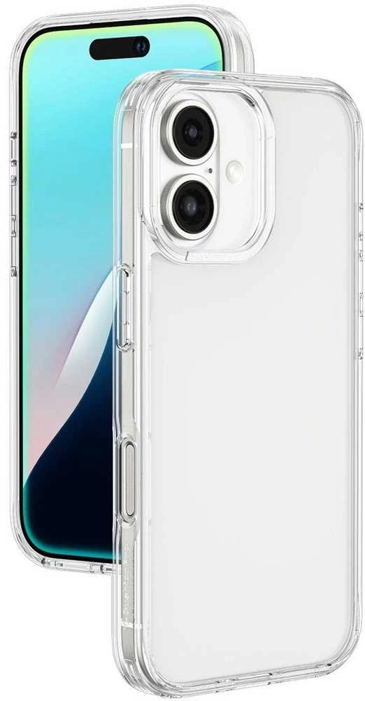 AmazingThing Minimal dėklas skirtas Apple iPhone 16 Plus silikoninis dėklas – skaidrus