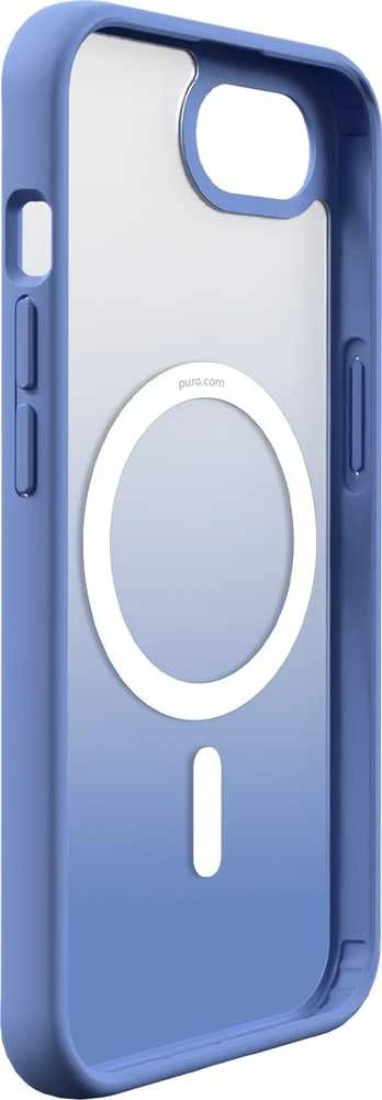 Puro in TPU „GRADIENT” su Magsafe and gradient effect Apple iPhone 16E, dėklas telefonui mėlynos spalvos