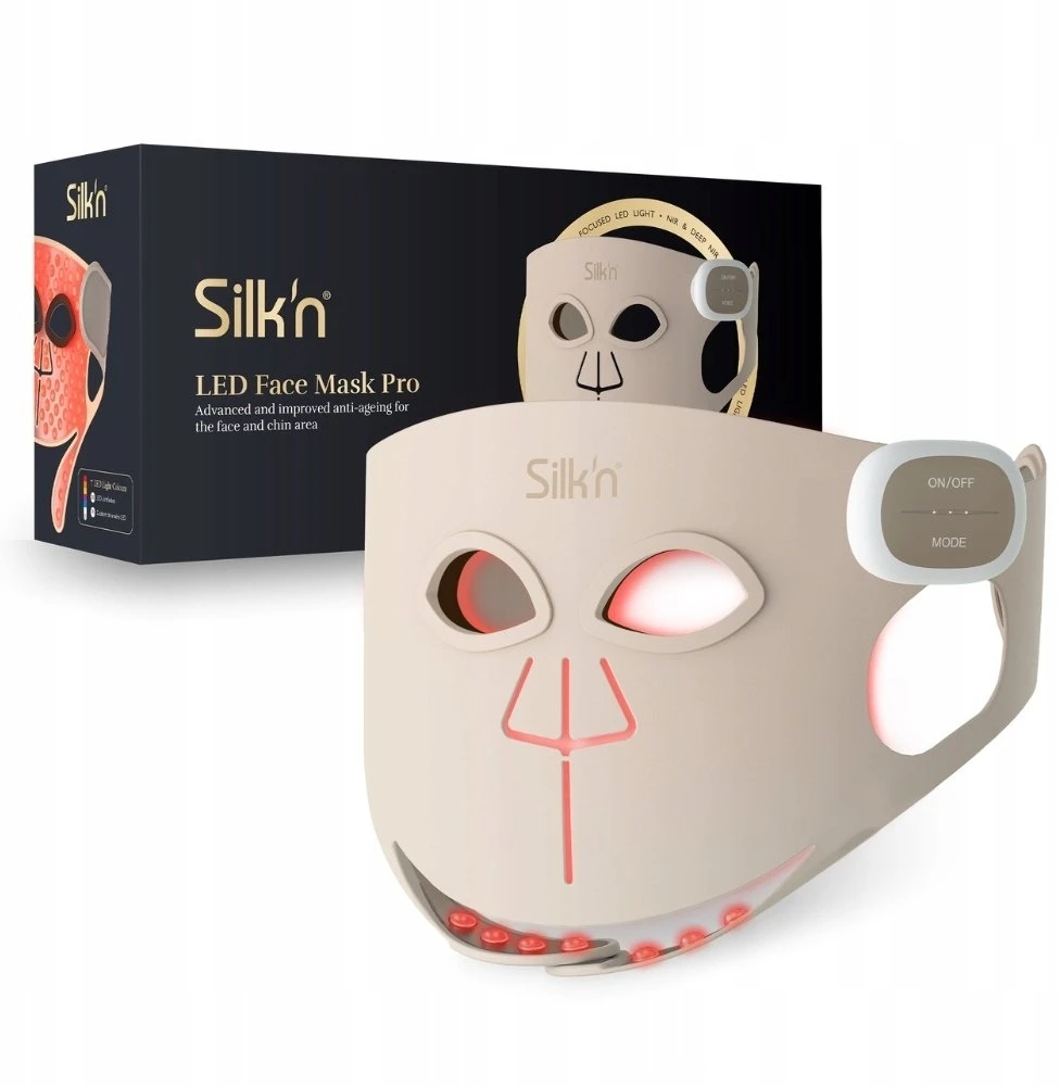 Belaidė LED veido kaukė su 7 šviesos režimais Silk'n Face Mask Pro