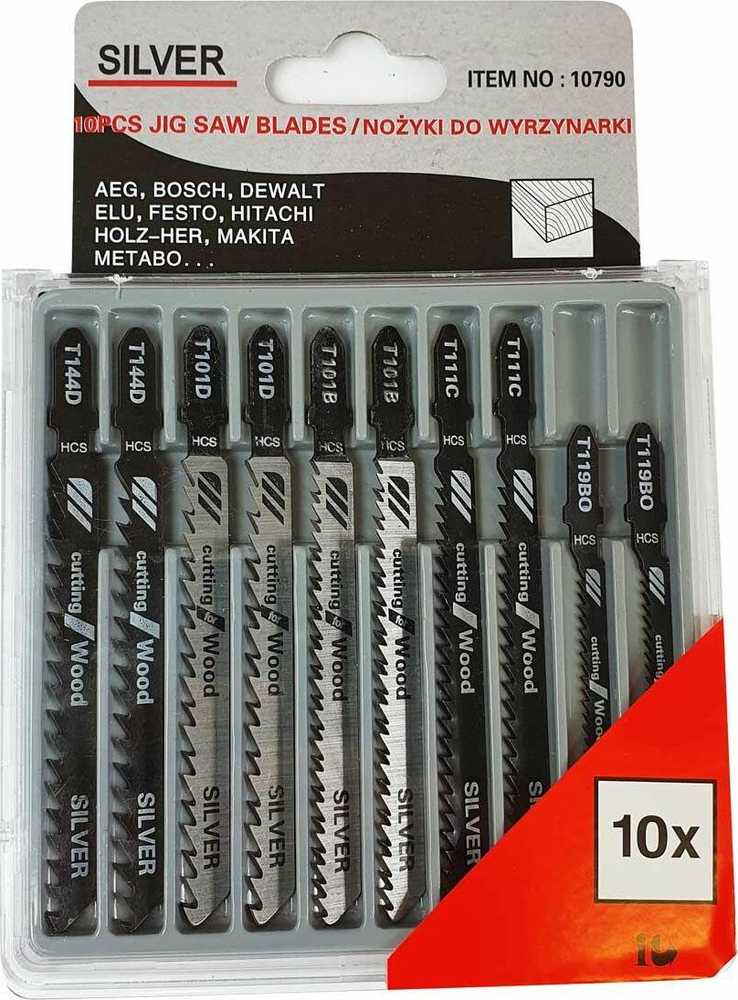 SILVER BRZESZCZOT DO WYRZYNAREK 10 vnt / Sidabrinis