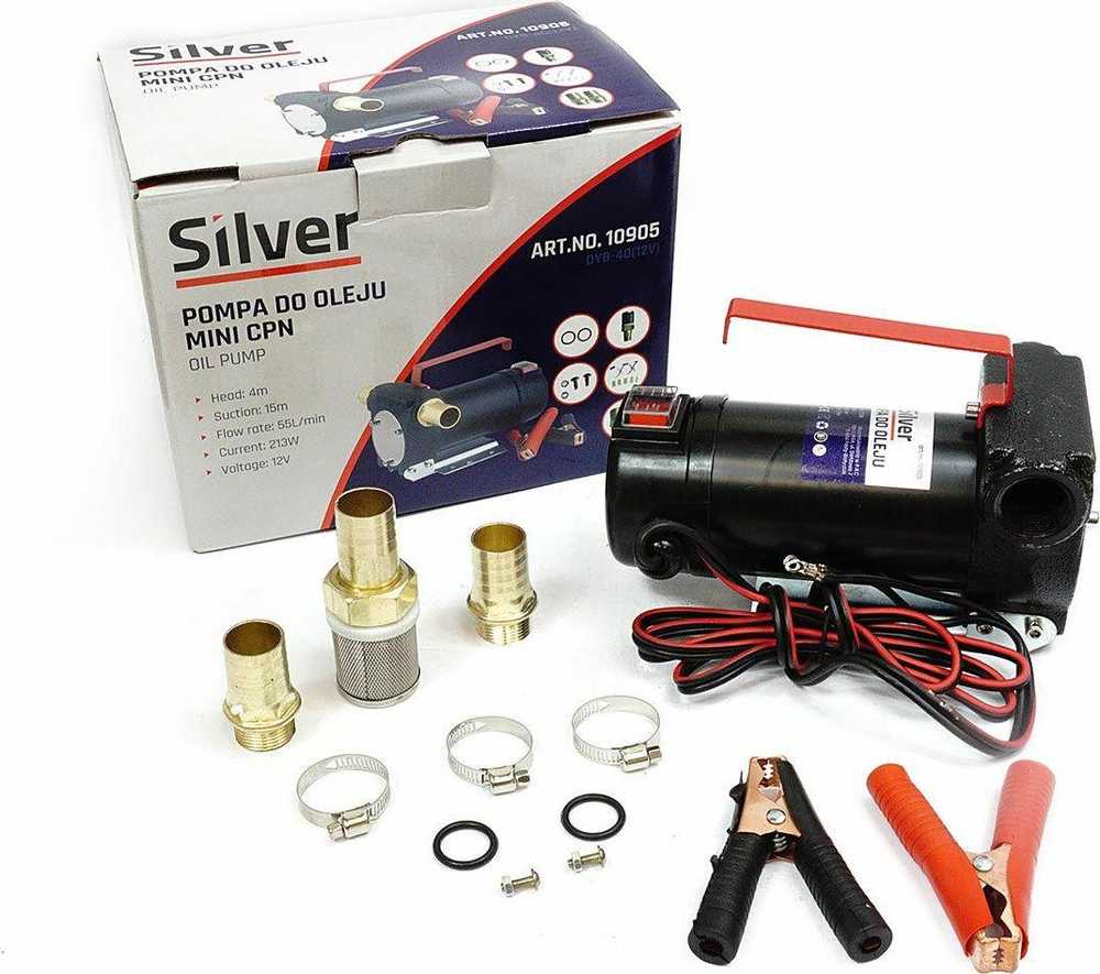 Silver Sidabrinis POMPA OLEJOWA 12V