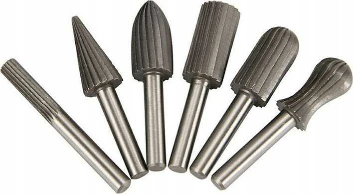 Grąžtas SILVER FREZY TRZPIENIOWE DO METALU 6szt. /Sidabrinis