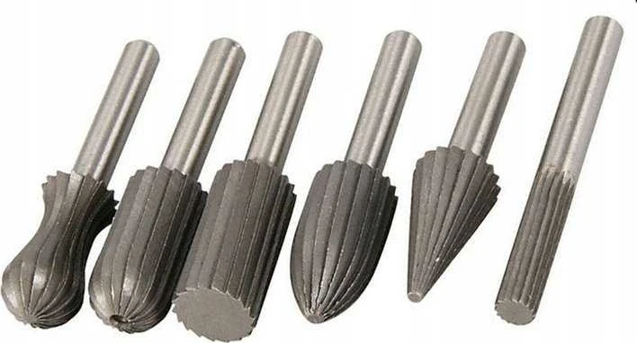 Grąžtas SILVER FREZY TRZPIENIOWE DO METALU 6szt. /Sidabrinis