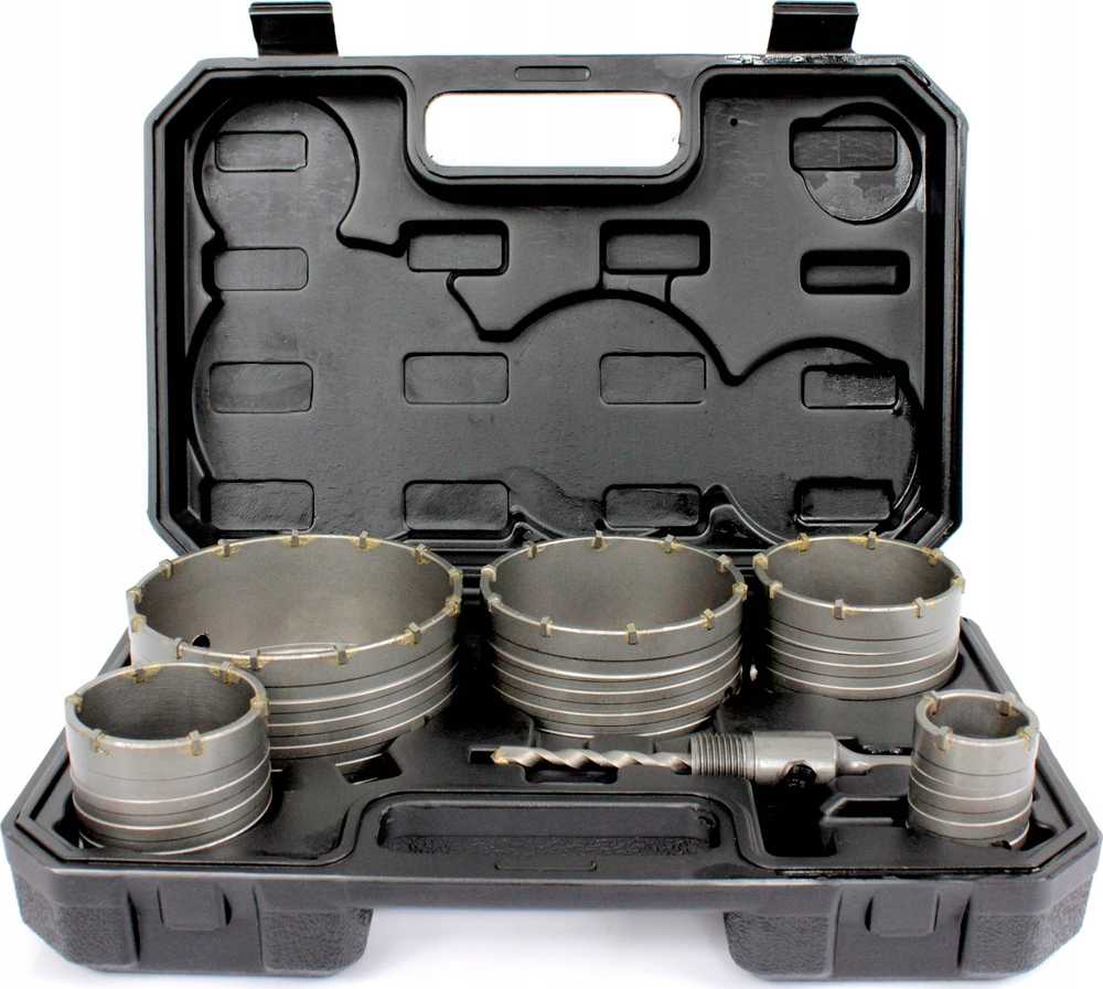 SILVER Gręžimo karūna DO BETONU 6cz./Sidabrinis