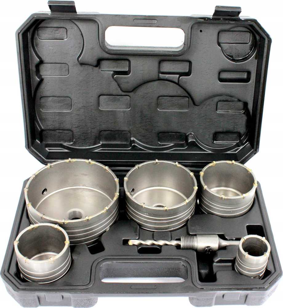 SILVER Gręžimo karūna DO BETONU 6cz./Sidabrinis